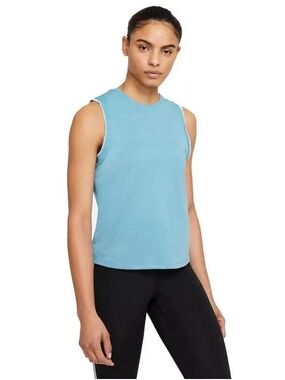 Nike Light Blue Sleeveless Crewneck Tank